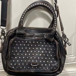 EUC frye jenna disc studded bag
